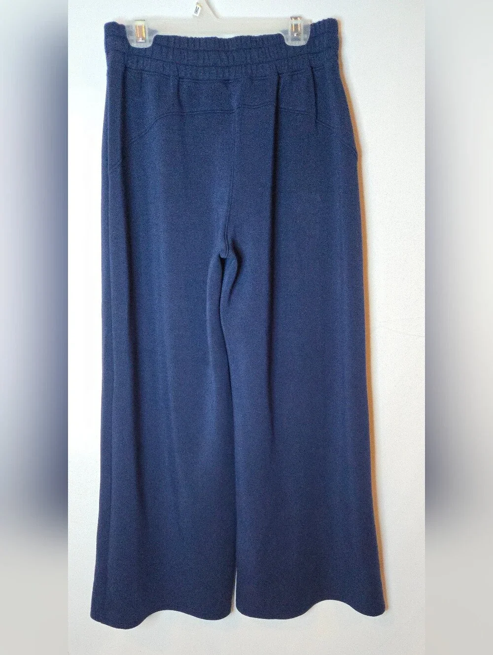 Spanx *SET* AirEssentials Timeless Navy Wide-Leg Pant Half Zip Sweatshirt S - Picture 8 of 9
